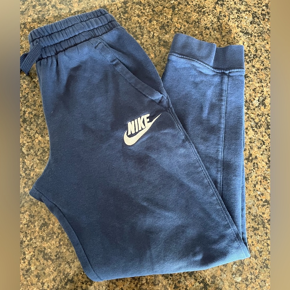 Nike Kids Medium Navy Blue Joggers